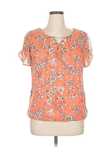 Sara Michelle Short Sleeve Blouse (view 1)