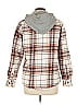 Natural Reflections 100% Cotton Plaid Ivory Jacket Size M - photo 2