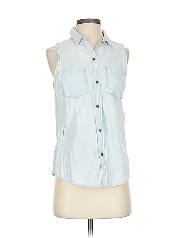 Express Denim Vest (view 1)