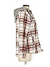 Natural Reflections 100% Cotton Plaid Ivory Jacket Size M - photo 3