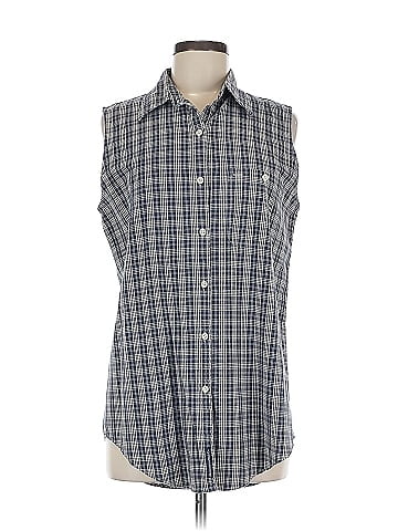 Durable Goods Sleeveless Button-Down Shirt (view 1)