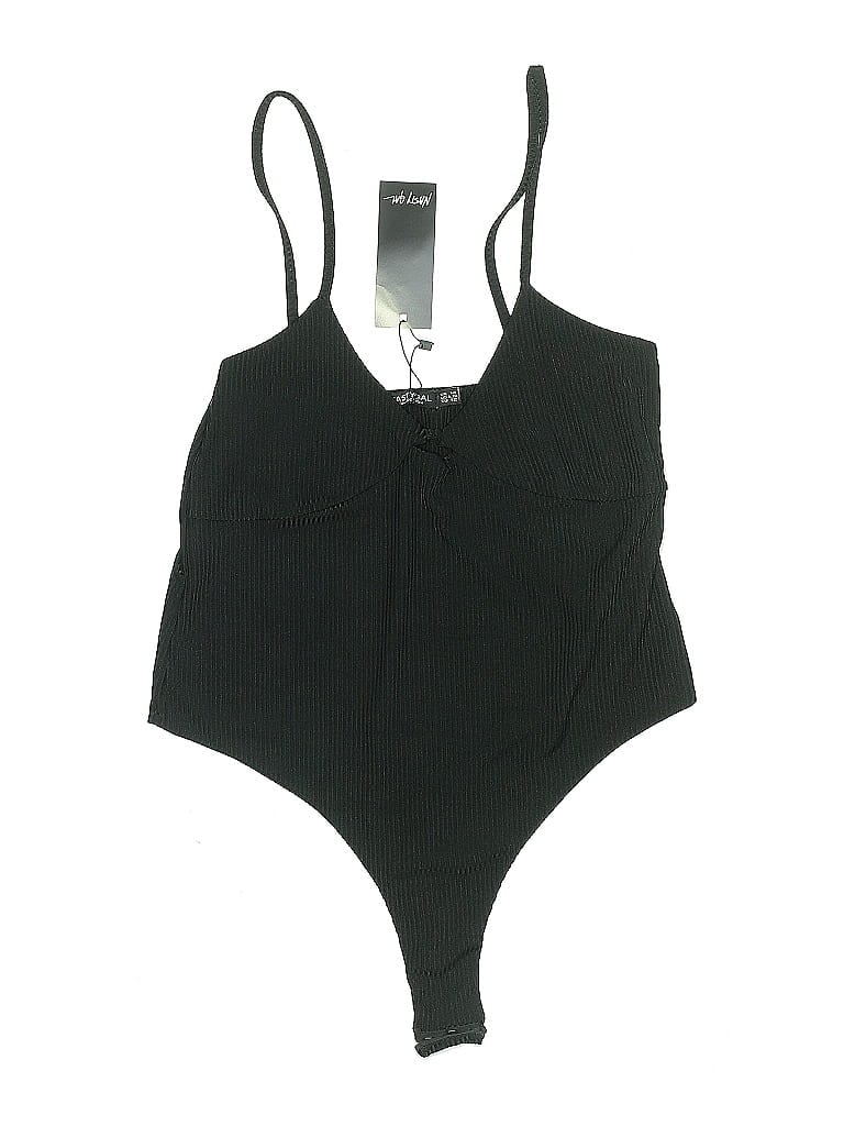 Pre-owned Nasty Gal Inc. Bodysuit In Black