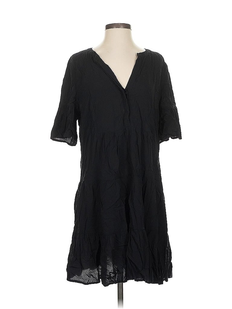 Pre-owned Ann Taylor Loft Casual Dress In Black