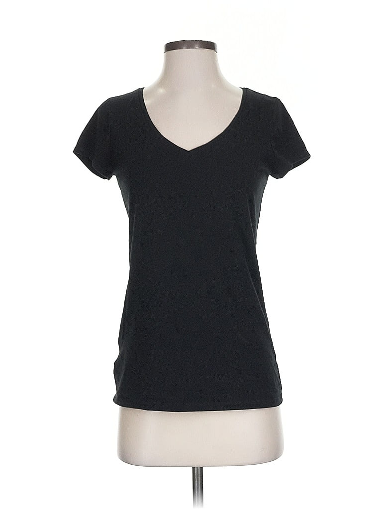 Pre-owned Ann Taylor Short Sleeve T-shirt In Black