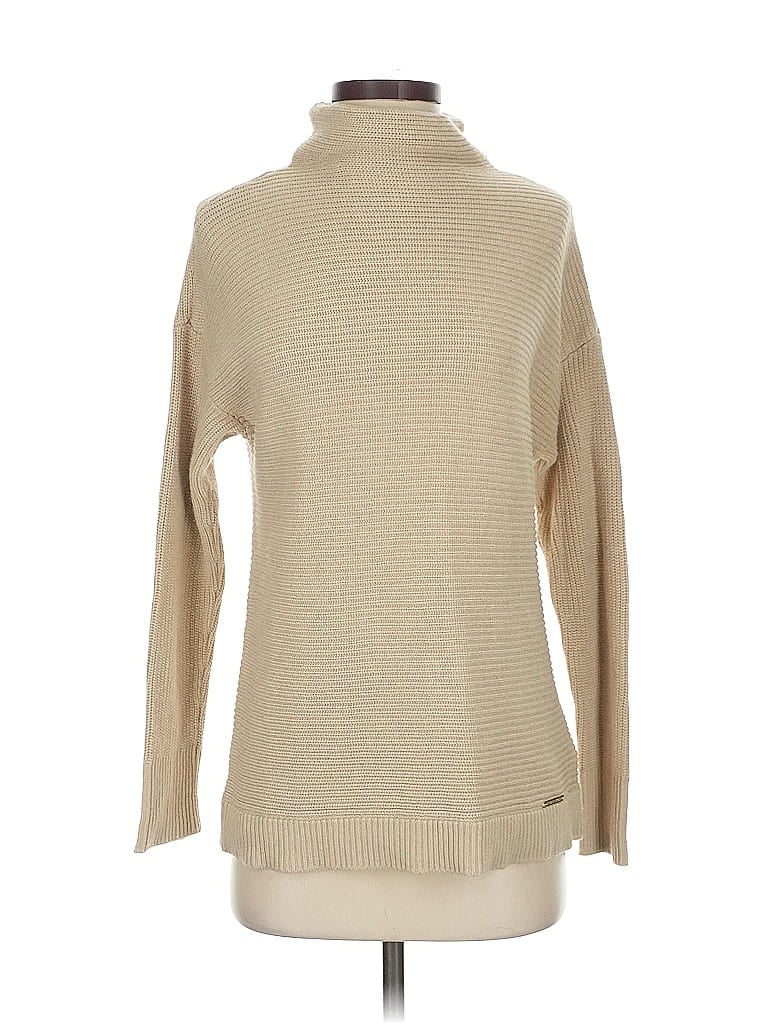 Pre-owned Michael Michael Kors Turtleneck Sweater In Brown