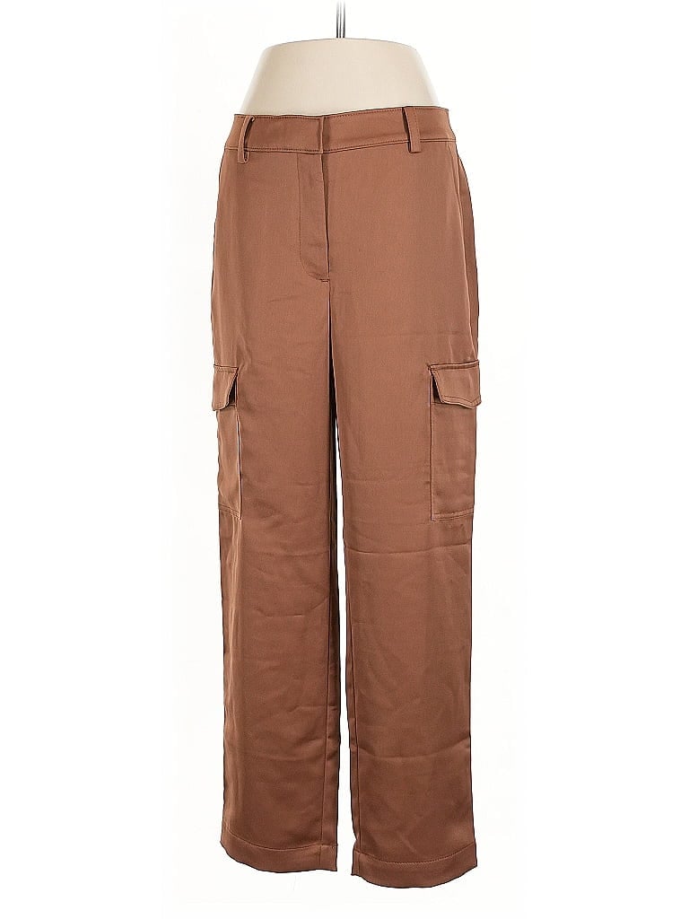 Pre-owned Ann Taylor Loft Cargo Pants In Brown