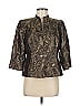 R&M Richards Paisley Gold Jacket Size 8 - photo 1