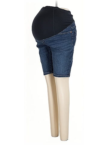 Isabel Maternity Denim Shorts (view 1)
