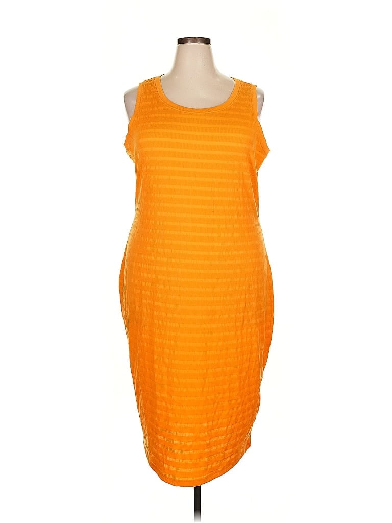 LANE BRYANT Pre-owned Casual Dress In Orange