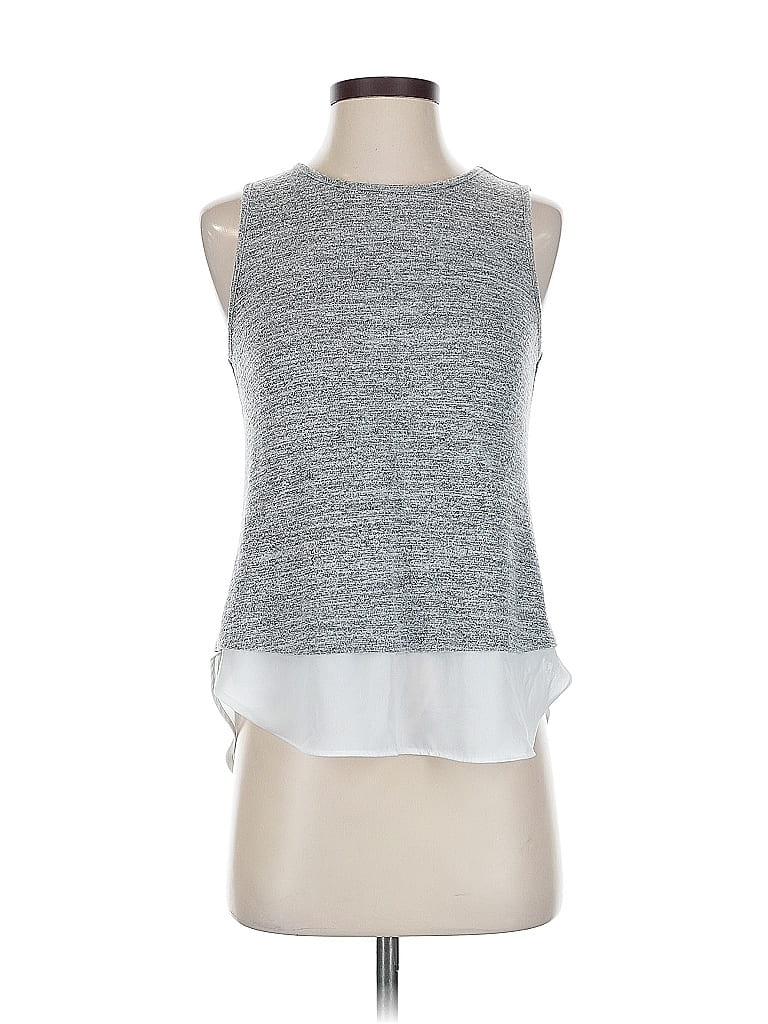 Pre-owned Banana Republic Factory Store Sweater Vest In Silver