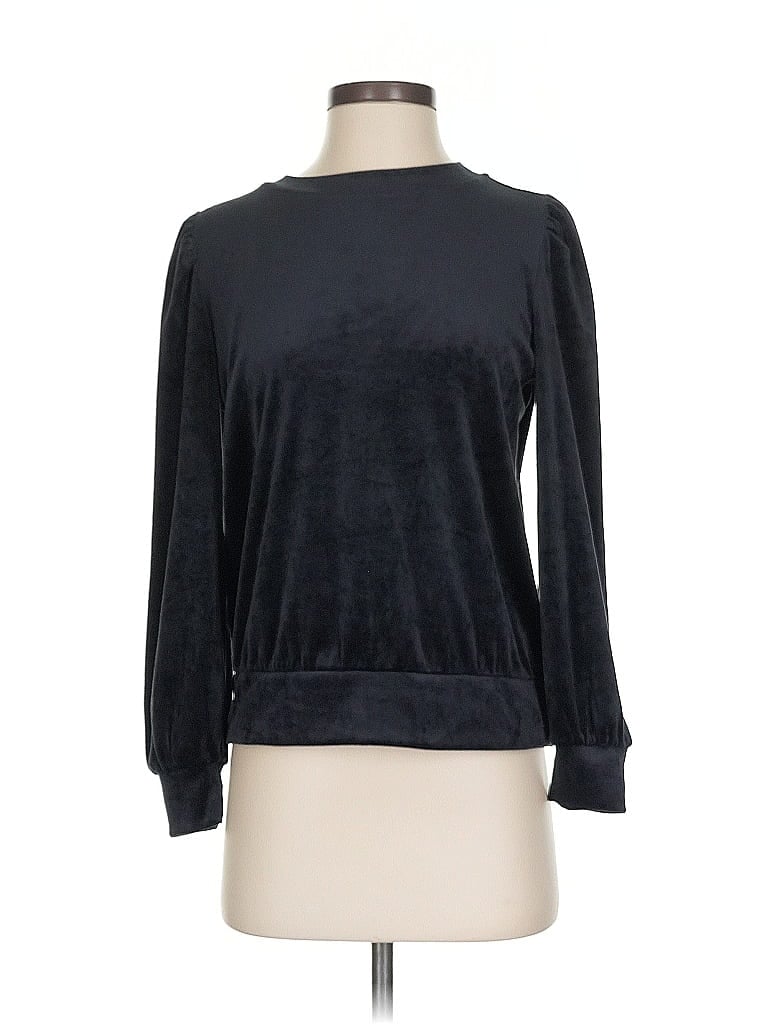 Pre-owned Ann Taylor Loft Pullover Sweater In Black