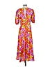 Alexia Admor Floral Orange Casual Dress Size 4 - photo 2