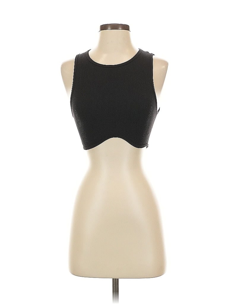 Click to view more detailed imagery on our partner's website Pre-owned Zara Tank Top Black Strapless Neckline Tops