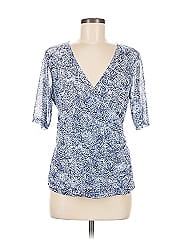 Cable & Gauge Short Sleeve Blouse