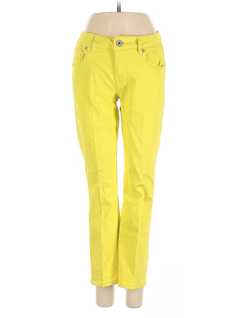 Pre-owned Cabi Casual Pants In Yellow