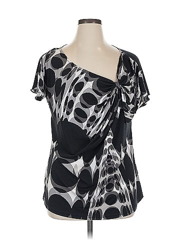 Worthington Short Sleeve Blouse (view 1)