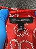 Banana Republic 100% Polyester Floral Red Short Sleeve T-Shirt Size 10 - photo 4