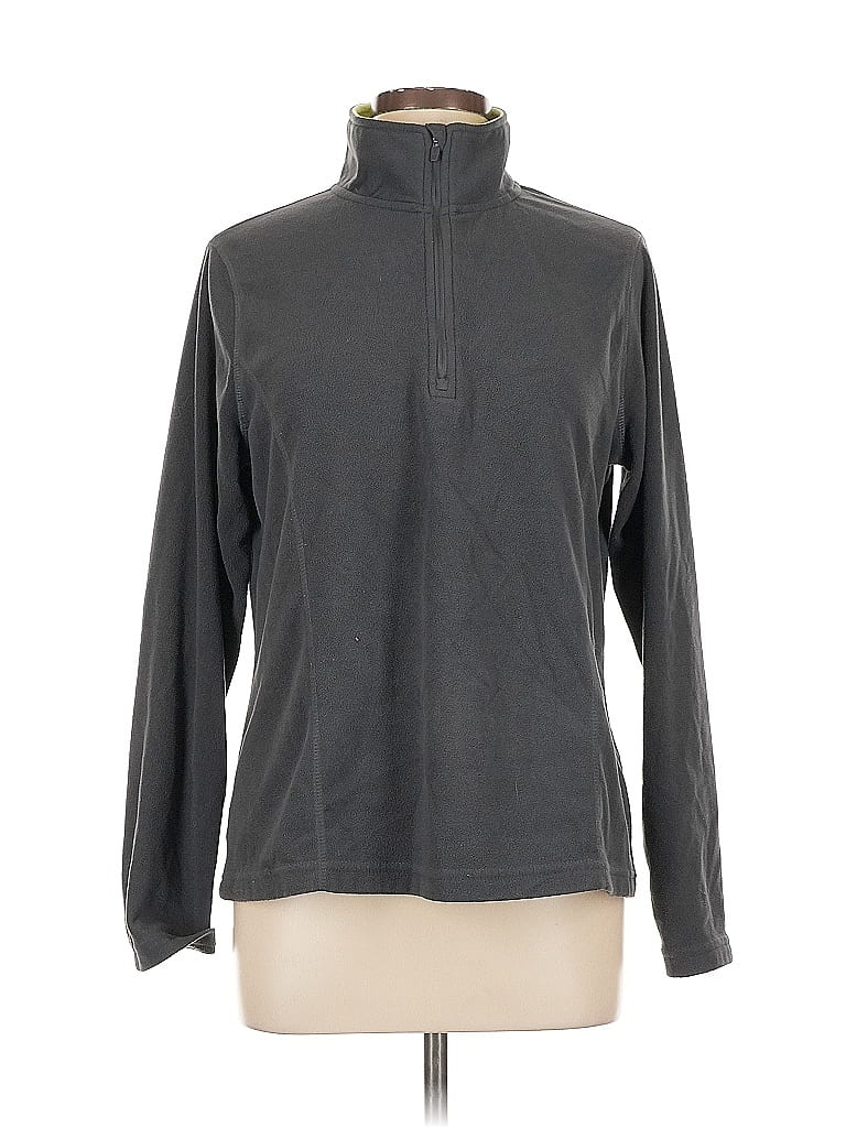 Pre-owned Danskin Now Fleece Jacket In Gray