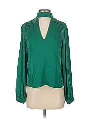 Intermix Long Sleeve Silk Top