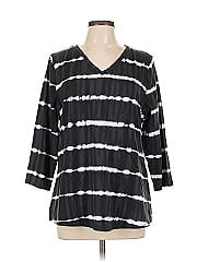 Belle By Kim Gravel 3/4 Sleeve T Shirt