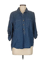 Velvet Heart 3/4 Sleeve Button Down Shirt
