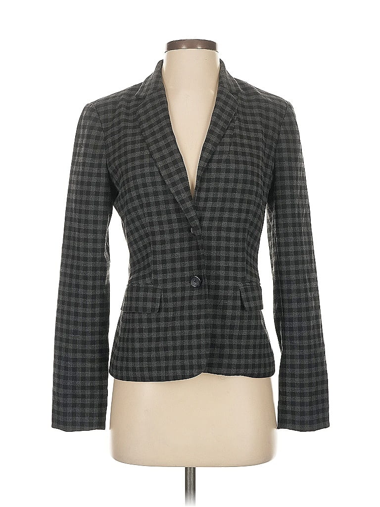 Pre-owned Banana Republic Factory Store Blazer Jacket In Gray