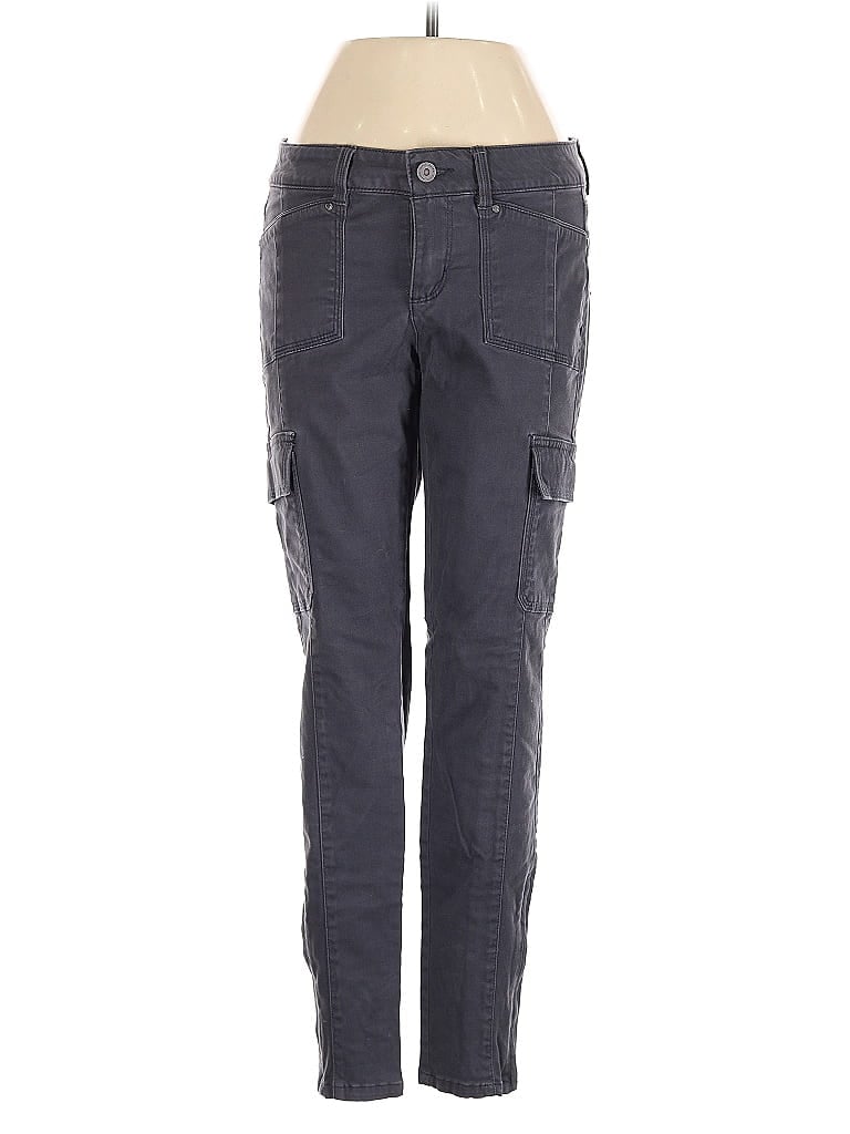 Pre-owned White House Black Market Cargo Pants In Gray