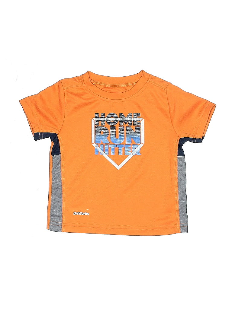 Pre-owned Athletic Works Kids' Active T-shirt In Orange