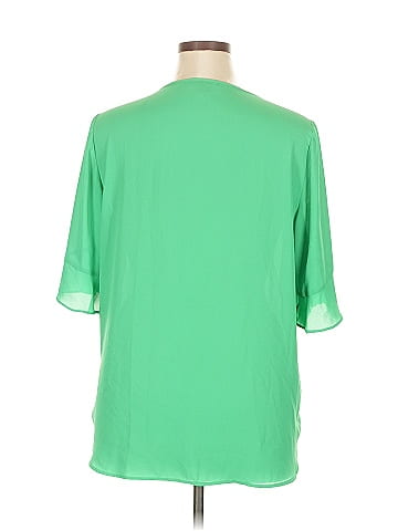 Roz & Ali Short Sleeve Blouse (view 2)