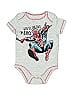 Marvel Graphic Silver Short Sleeve Onesie Size 3-6 mo - photo 1