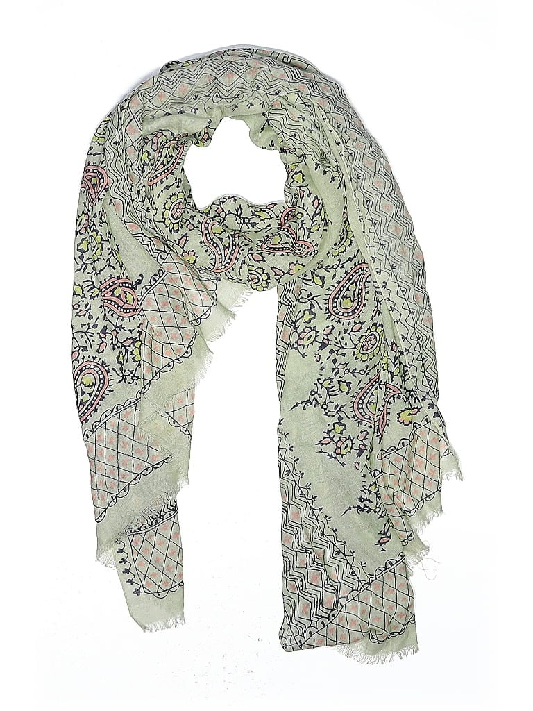 Pre-owned Unbranded Scarf In Green