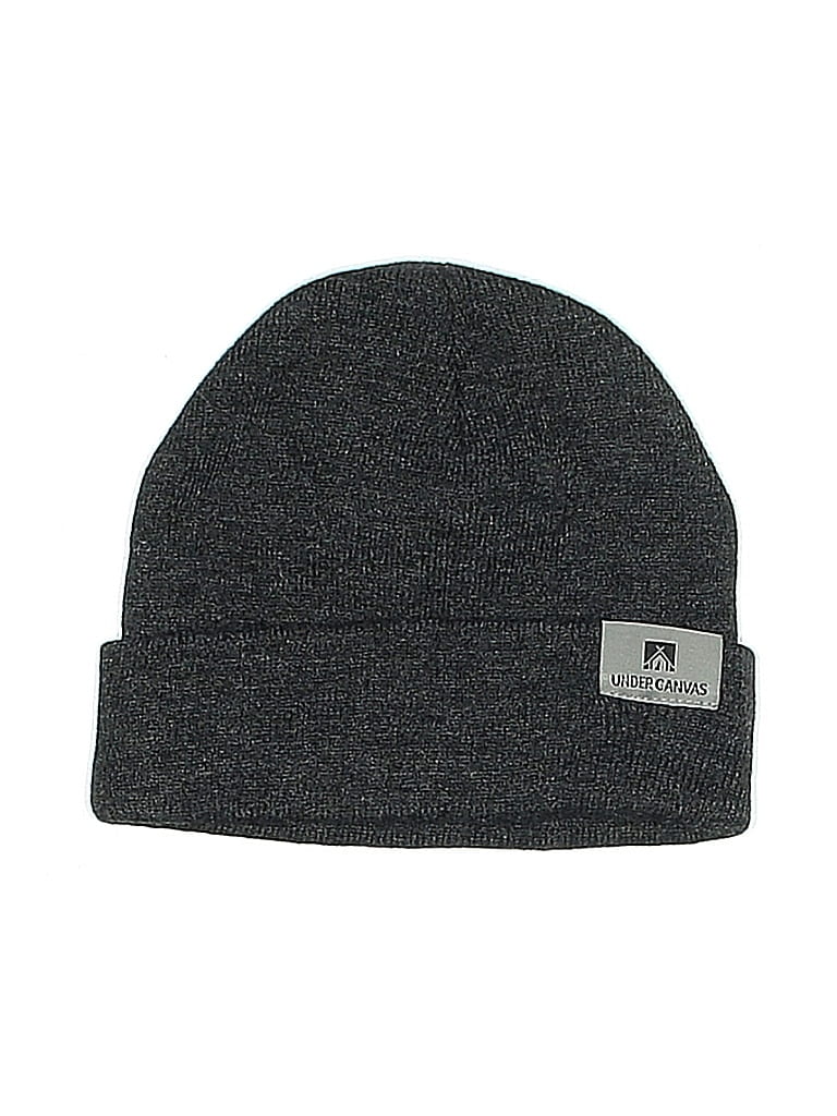 Pre-owned Assorted Brands Beanie Hat In Gray