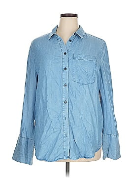 Who What Wear Long Sleeve Button Down Shirt