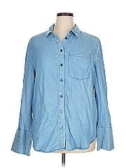 Who What Wear Long Sleeve Button Down Shirt