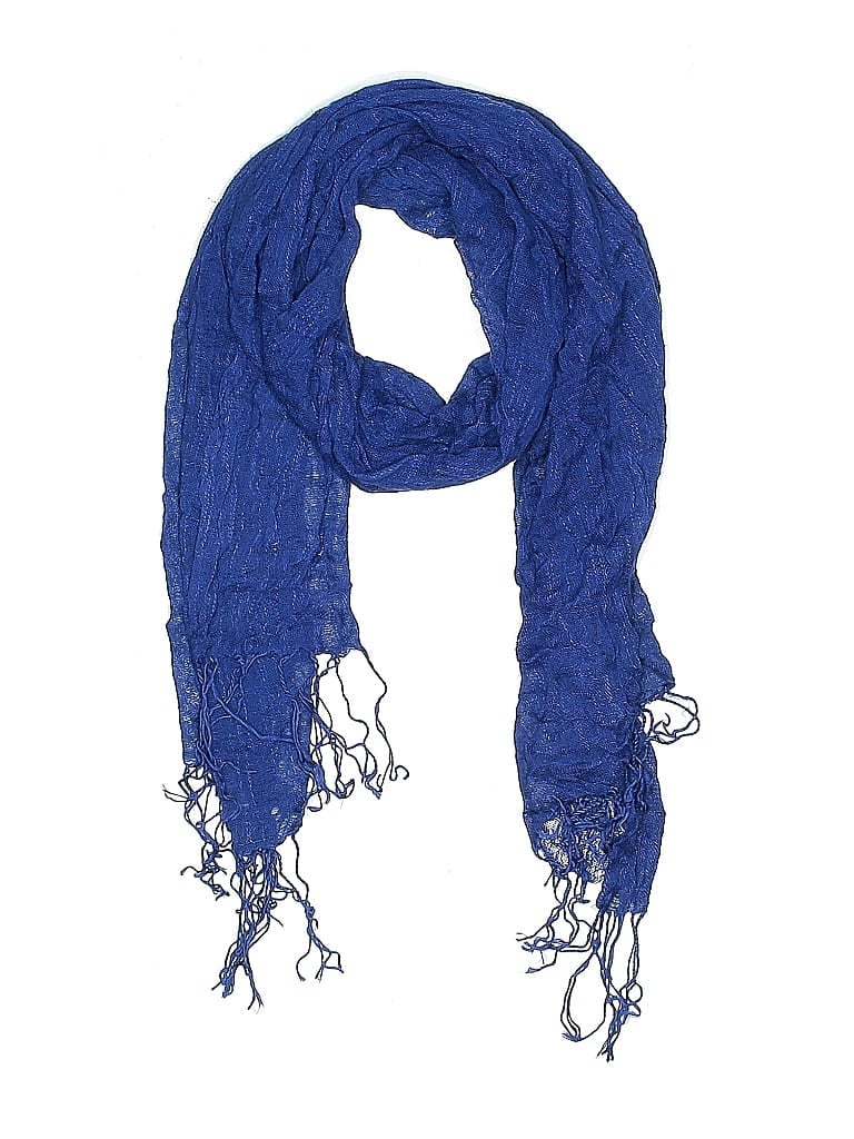 Pre-owned Unbranded Scarf In Blue