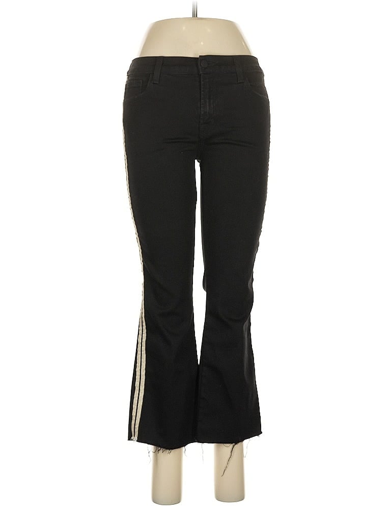J Brand Stripes Black Jeans Size 28 waist - photo 1