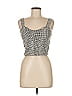 Eri + Ali Silver Sleeveless Top Size M - photo 1