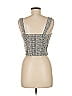 Eri + Ali Silver Sleeveless Top Size M - photo 3