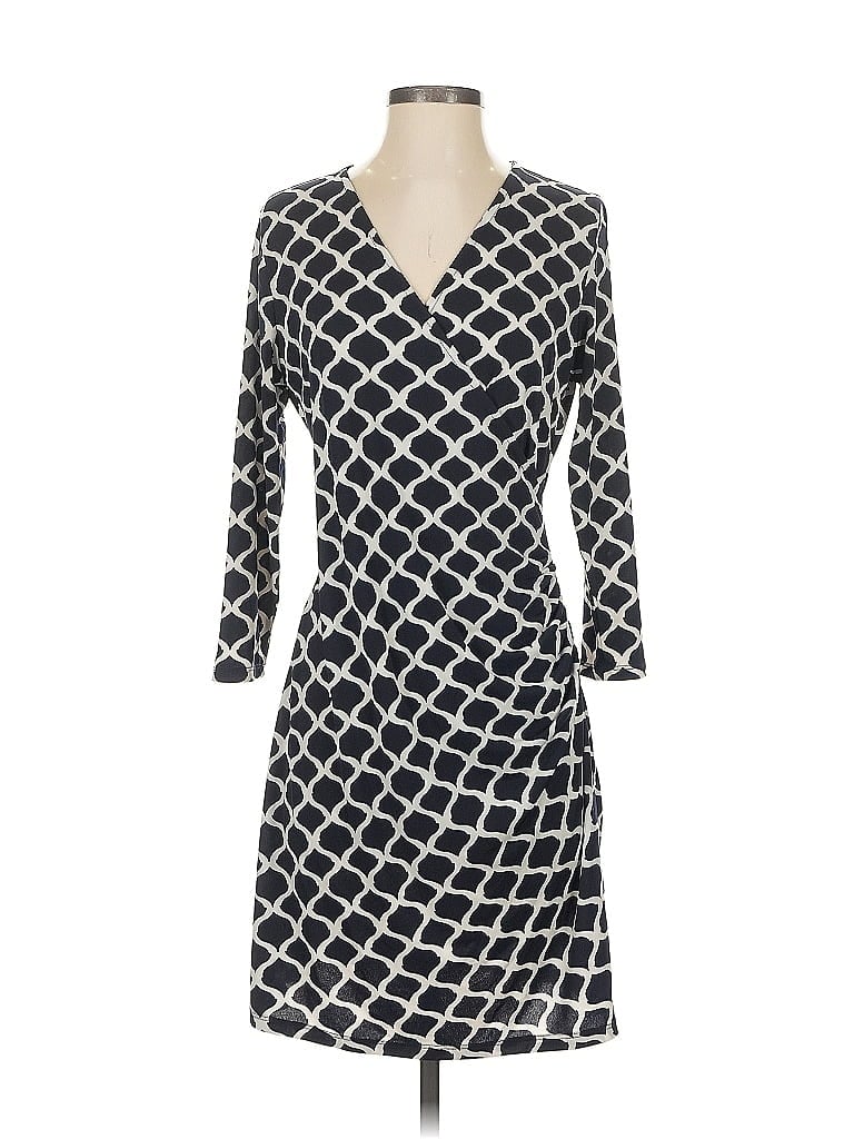 Charming Charlie Argyle Black Casual Dress Size S - photo 1