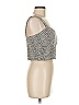 Eri + Ali Silver Sleeveless Top Size M - photo 4