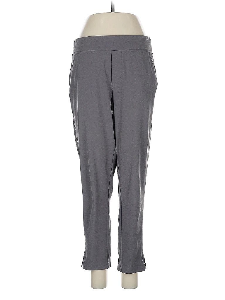 Athleta Solid Gray Active Pants Size 6 (petite) - photo 1