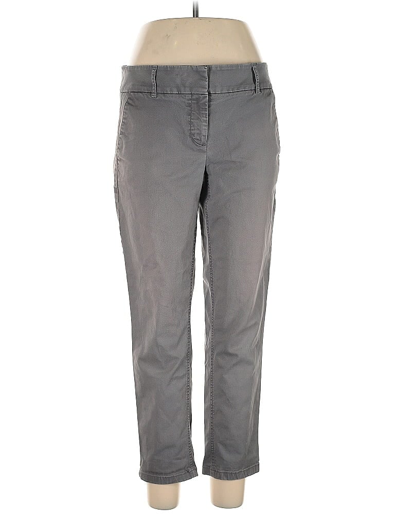 Pre-owned Ann Taylor Loft Casual Pants In Gray