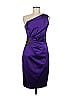 David Meister Purple Cocktail Dress Size 6 - photo 1