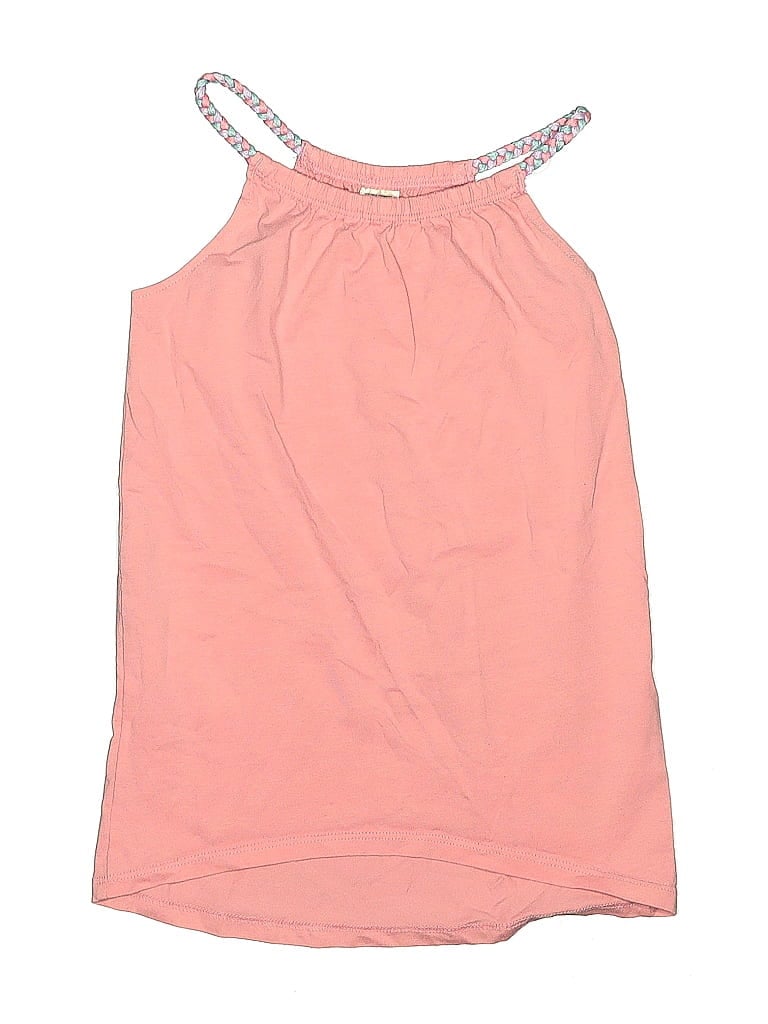 Click to view more detailed imagery on our partner's website Pre-owned Oshkosh B'gosh Kids' Sleeveless Top Pink Halter Neckline Tops