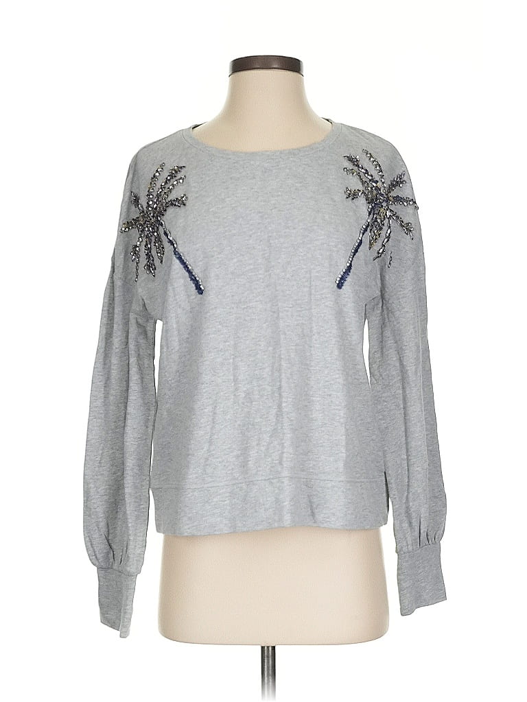 Pre-owned Lilly Pulitzer Long Sleeve T-shirt In Silver