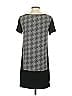 Armani Exchange 100% Polyester Houndstooth Gray Black Casual Dress Size XXS - photo 3