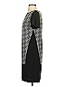 Armani Exchange 100% Polyester Houndstooth Gray Black Casual Dress Size XXS - photo 5