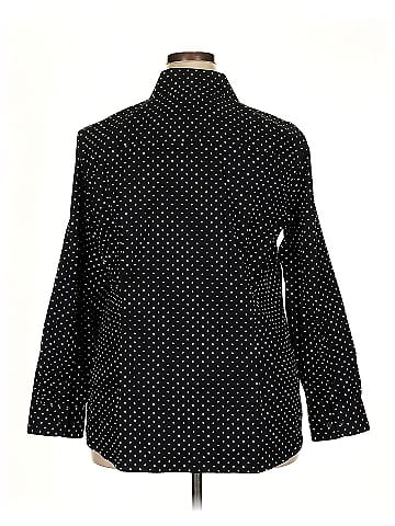 Jones New York Signature Long Sleeve Button-Down Shirt (view 2)