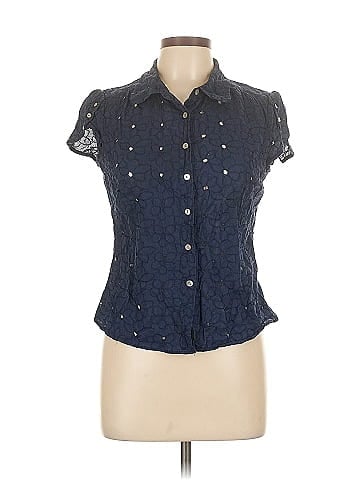 Isaac Mizrahi for Target Sleeveless Button-Down Shirt (view 1)