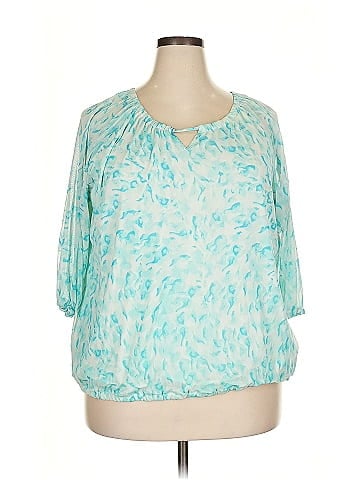Larry Levine 3/4 Sleeve Blouse (view 1)